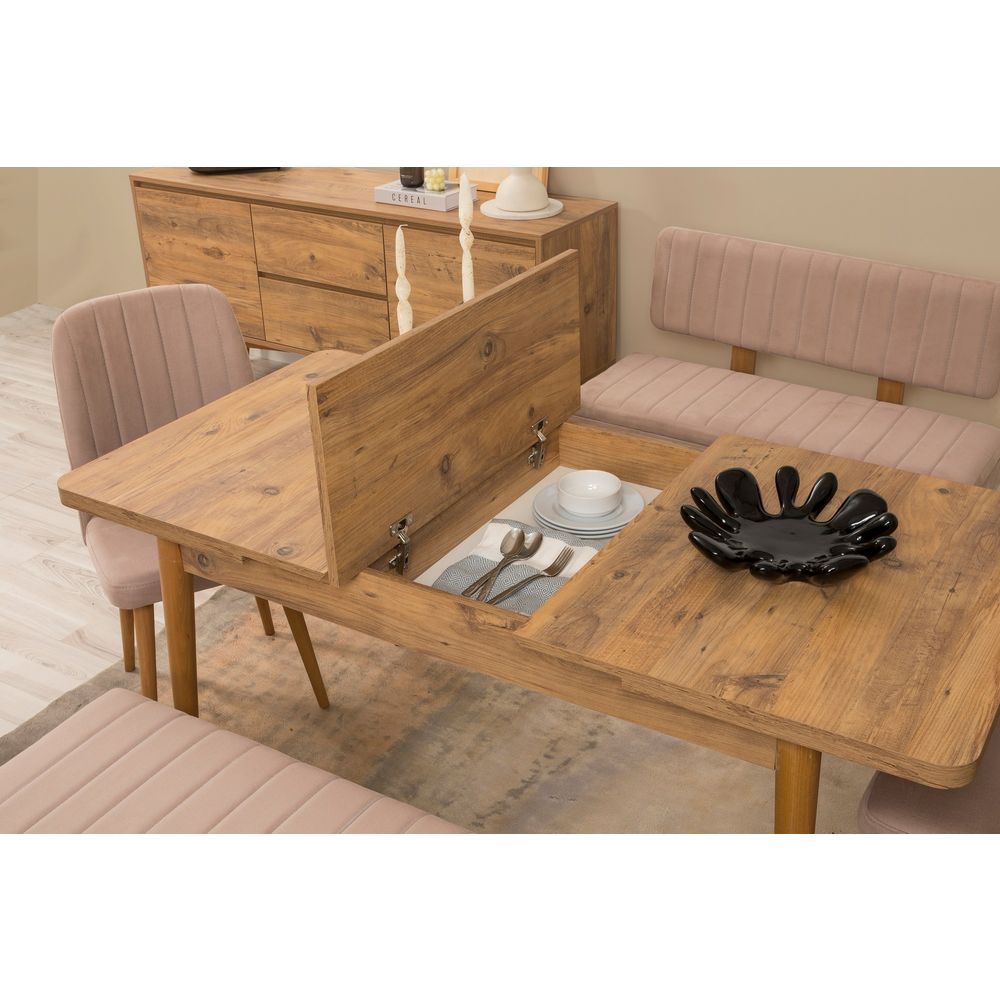 Vina Bench 04 0900 - Set za Trpezariju od Atlantic Borovine slika 5