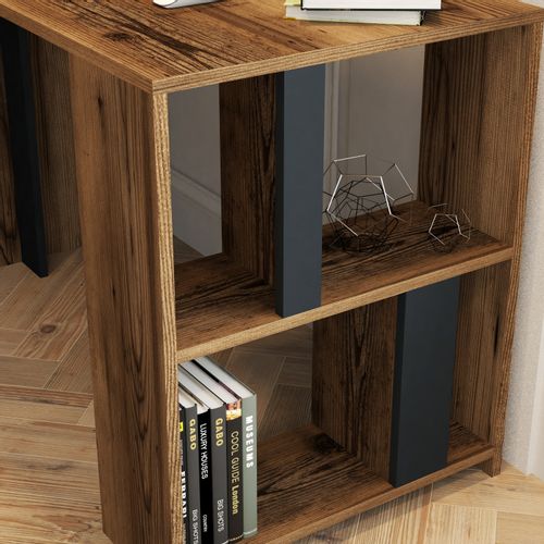 Woody Fashion Studijski stol, Lima - Walnut, Anthracite slika 4