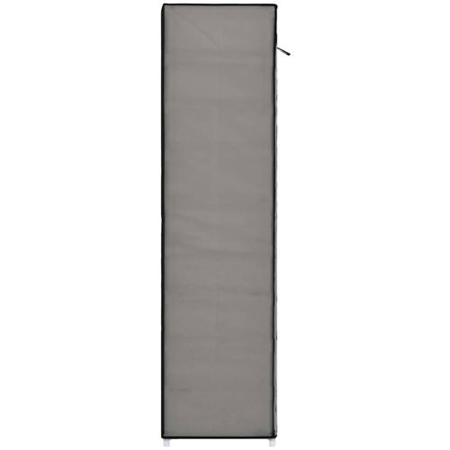 282434 Shoe Cabinet with Cover Grey 115x28x110 cm Fabric slika 24