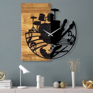 Wallity Ukrasni drveni zidni sat, Wooden Clock 33