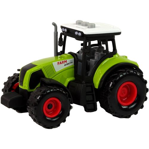 Traktor s 2u1 prikolicom zeleni slika 4
