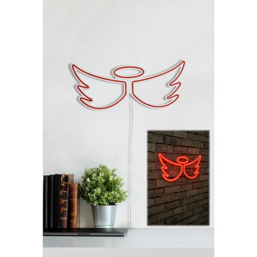 Wallity Ukrasna plastična LED rasvjeta, Angel - Red slika 3