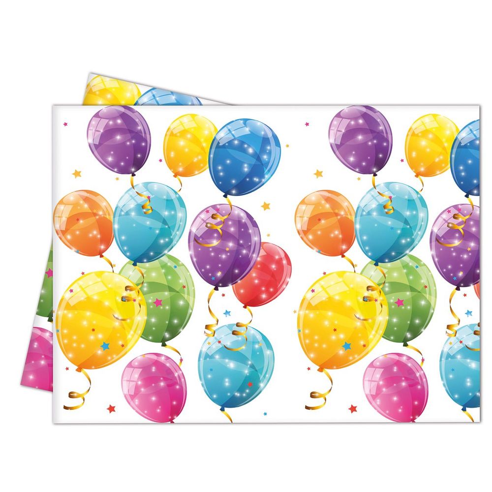 88151 PVC Stolnjak Sparkling Balloons 120x180cm slika 2