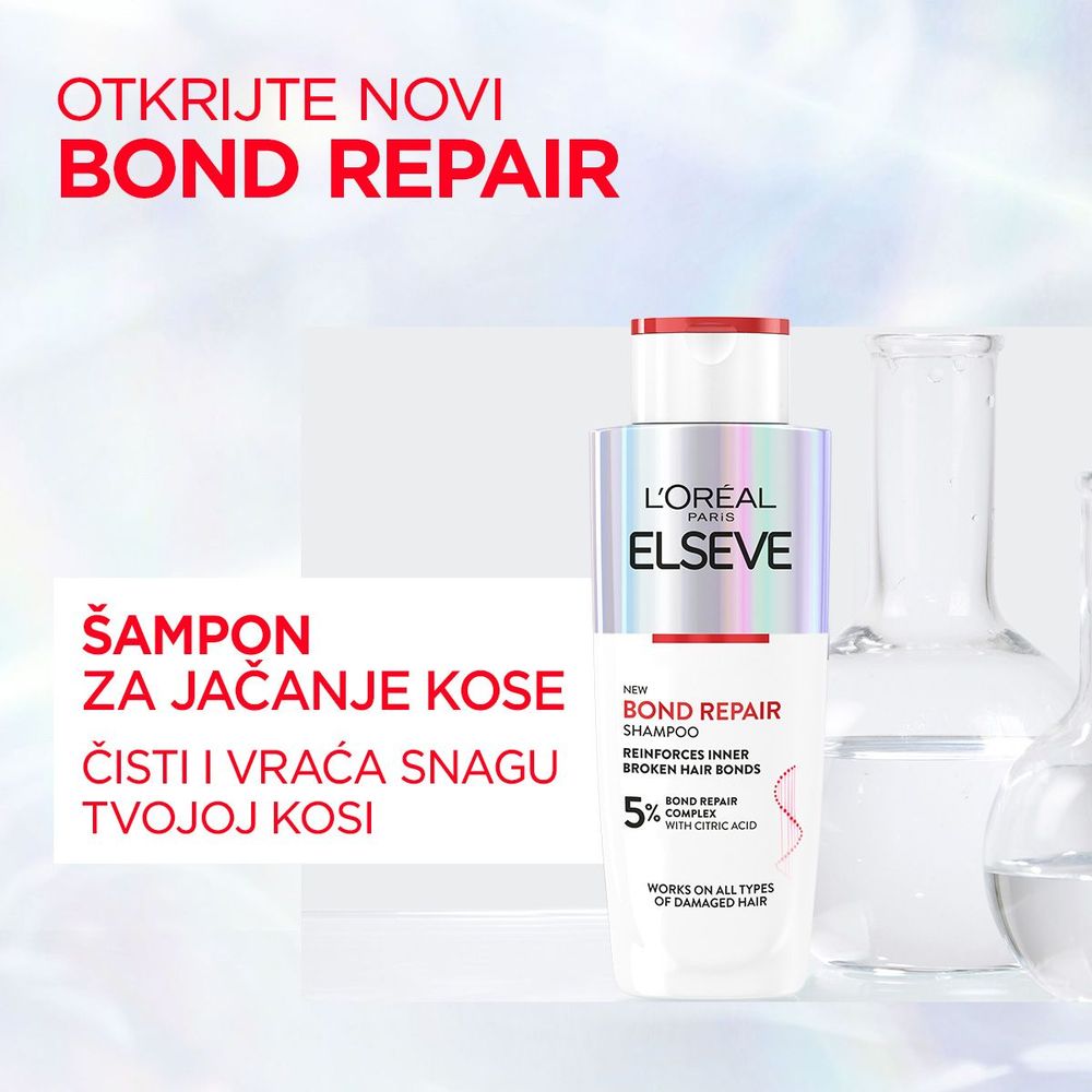 L'Oréal Paris Elseve Bond Repair Šampon za kosu 200 ml slika 2