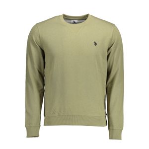 US POLO SWEATSHIRT WITHOUT ZIP MAN GREEN