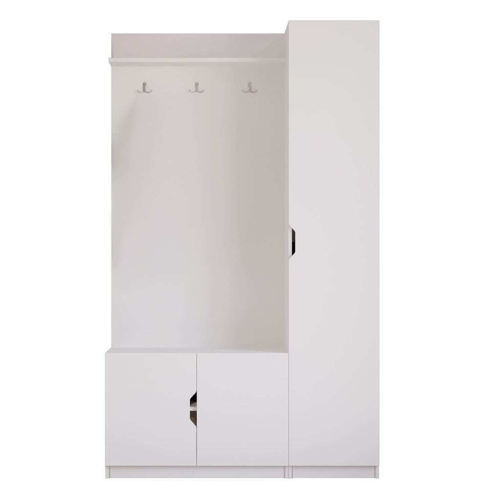 Hall Stand Rb-159 u Mat Bijeloj Boji slika 4