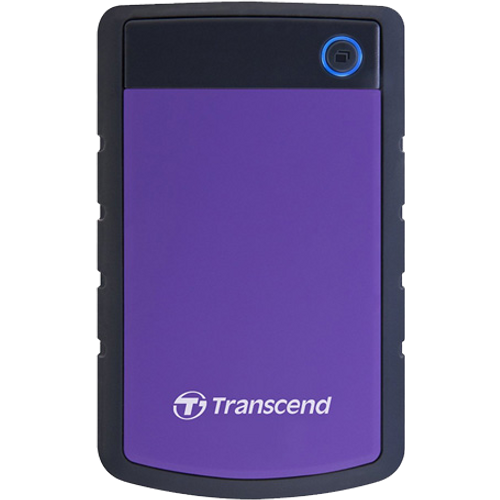 Transcend TS2TSJ25H3P External HDD 2TB, H3P, USB3.0, 2.5", Anti-shock system, Backup software, 284 gr, Black/Purple slika 1