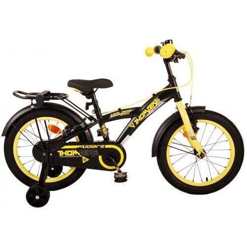 Dječji bicikl Volare Thombike 16" s dvije ručne kočnice crno-žuti slika 1