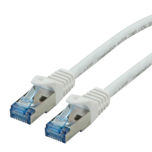 Secomp ROLINE S/FTP Patch Cord Cat.6A Component Level LSOH white 0.5m slika 1