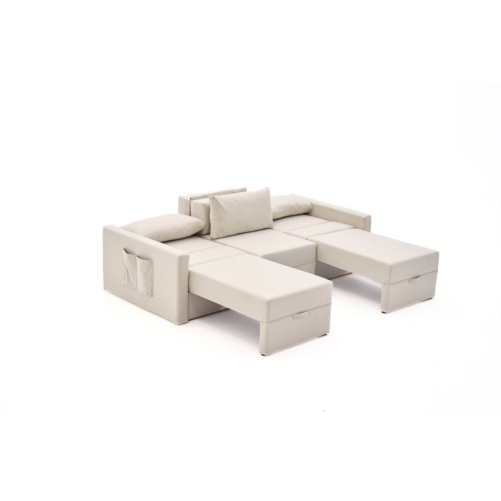 Krevetna sofa u kutu Saros – antracit slika 7