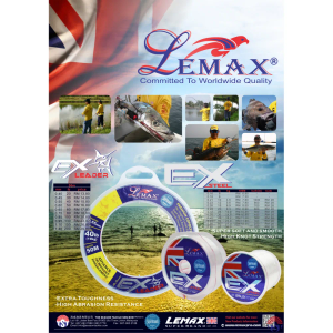 Lemax fluorkarbon EX - Leader 50m 1,10mm 150lb copolymer
