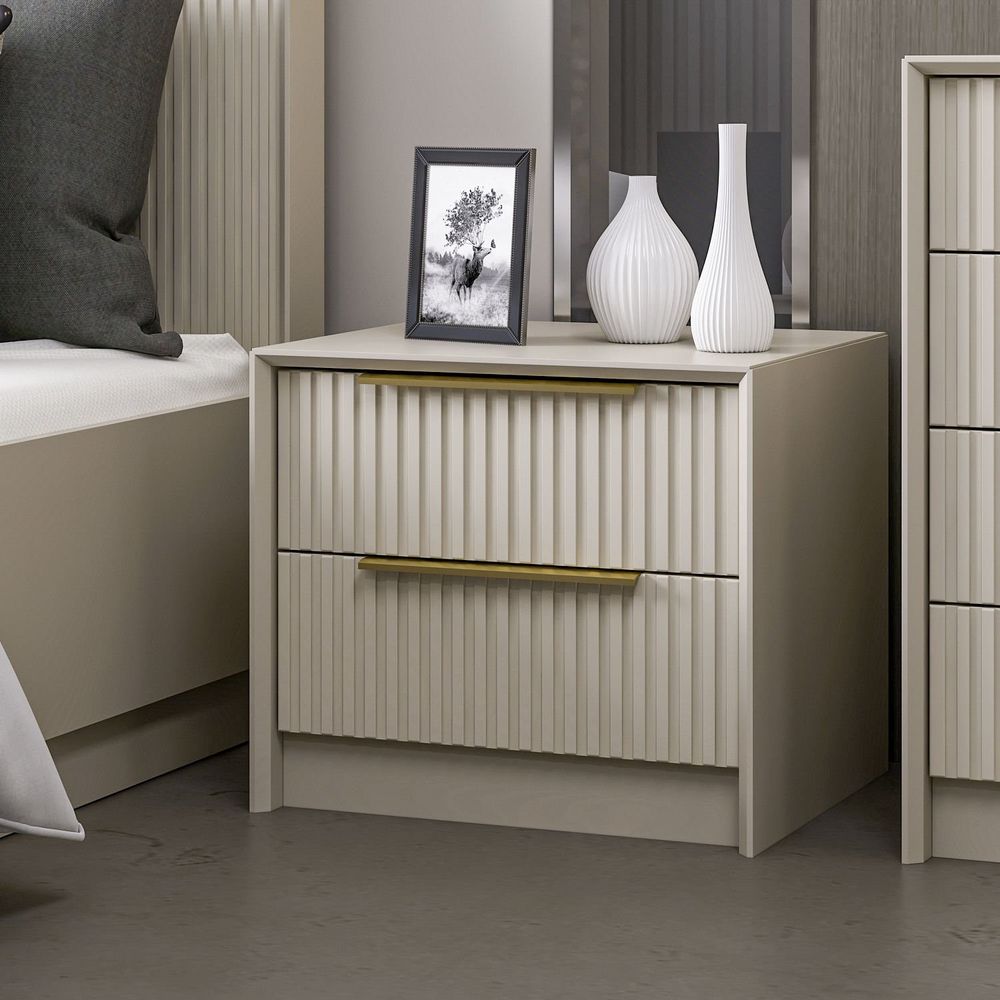 Noćni ormarić Kale Luxe - 7938 Stone slika 1