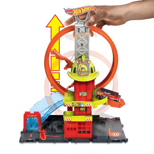 HOT WHEELS CITY VATROGASNA STANICA SET slika 2