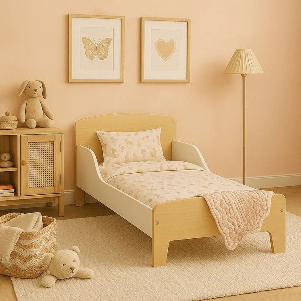Kinder Home Drveni dječiji krevet 140x70cm slika 1