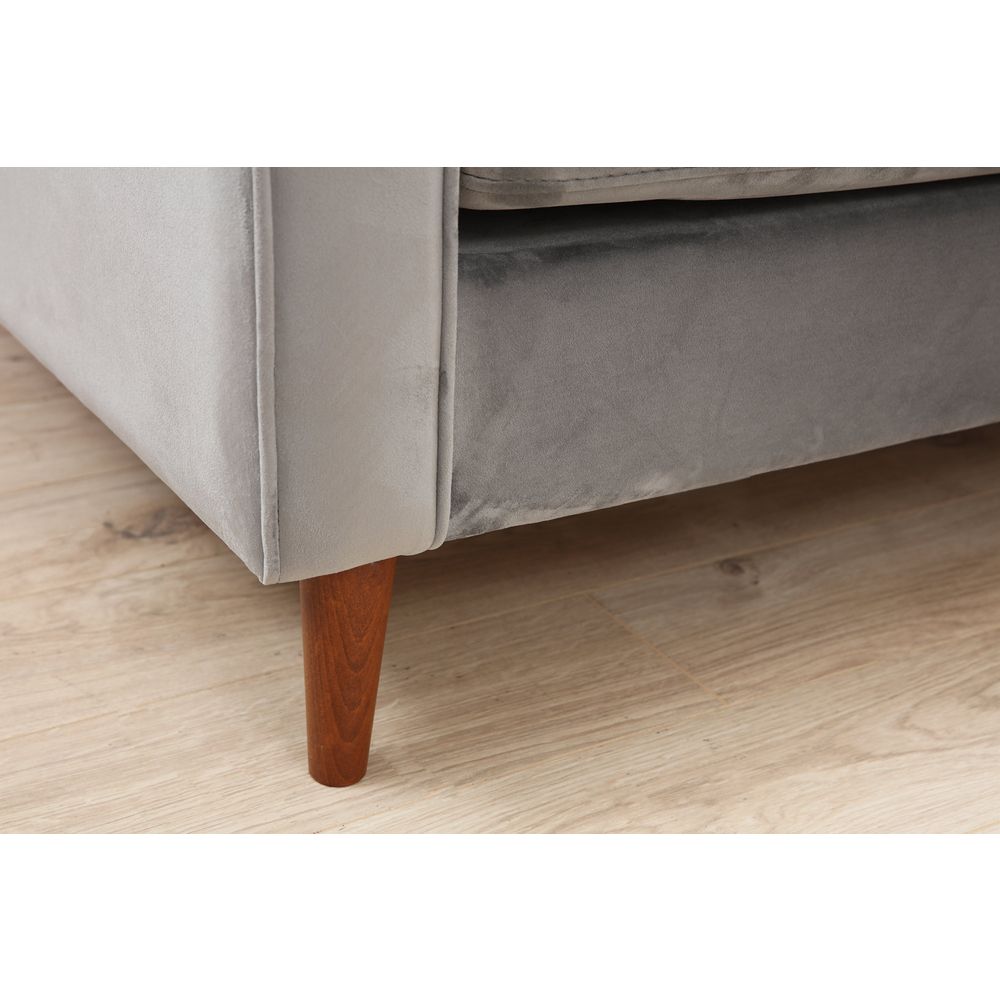 Sofa Rome - Svijetlo Siva Trosečna Sofa slika 5