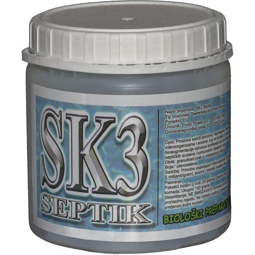 SK3 Septik 6x30g | Ekološko sredstvo za pročišćavanje septičkih jama slika 5