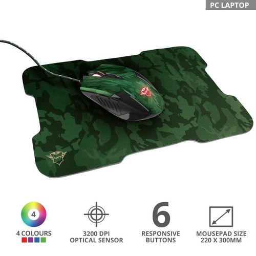 Trust GXT 781 RIXA CAMO MOUSE-PAD (23611) slika 3