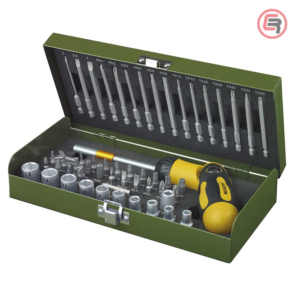 Proxxon Garnitura Nasadnih Ključeva + Bit Nastavaka 1 / 4", 5.5 - 13 mm / 54 dijelna - 23104 slika 1