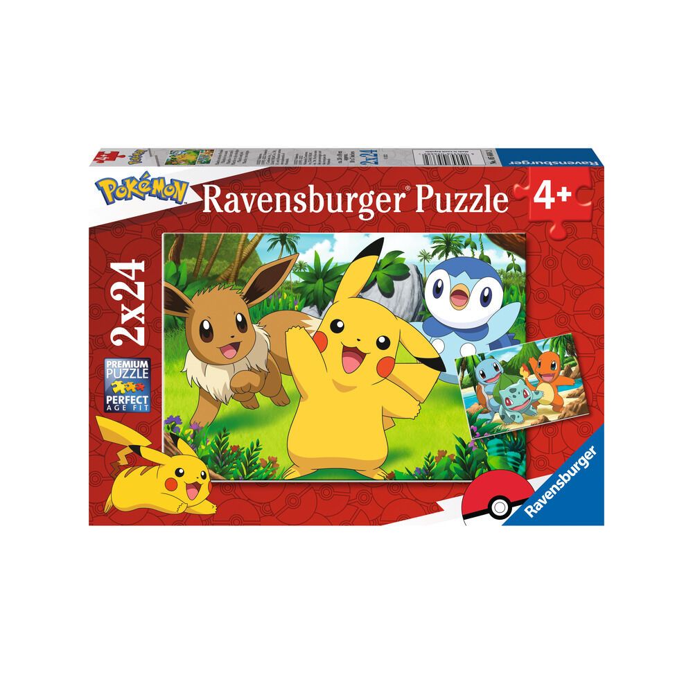 Pokemon puzzle 2 x 24 komada slika 4