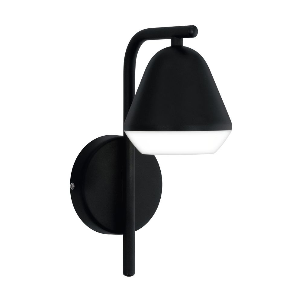 Eglo zidna rasvjeta palbieta gu10 1x2,8w crno/saten prozirno v:275mm slika 1