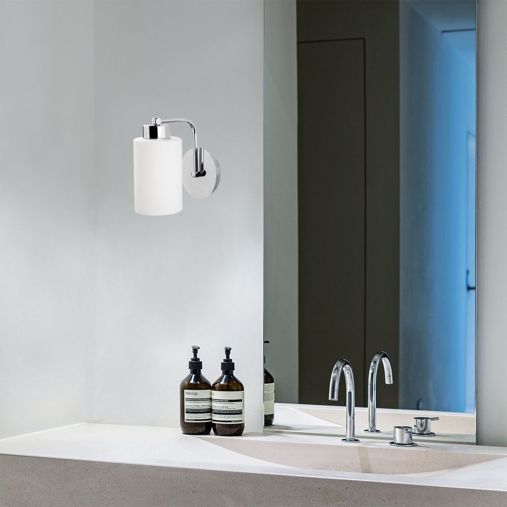 Balcova - N-340 Srebrna Zidna Lampa slika 1