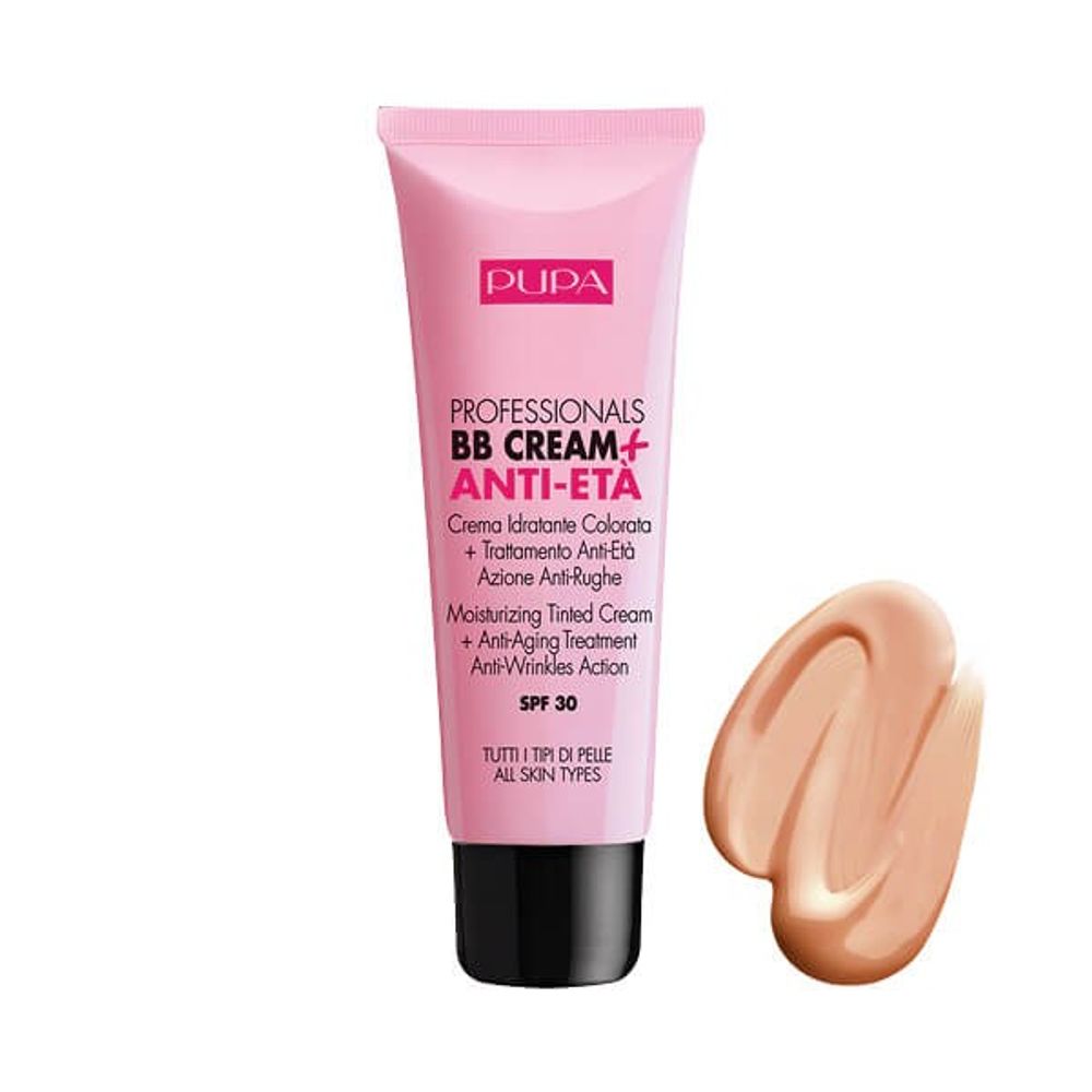Pupa Milano Tonirana Krema BB Cream+ Anti-Eta 002 Sand 50ml slika 1