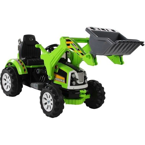 Traktor na akumulator s žlicom zeleni slika 1