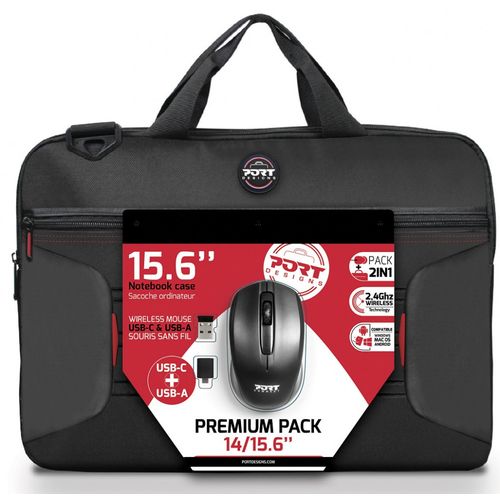 Port Designs Premium TL 15 torba za laptop 14/15.6"+bežični miš slika 1