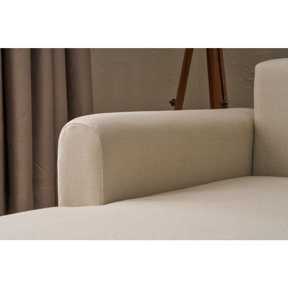 Mane Left - Krem Krem Kutna Sofa na Razvlačenje slika 4