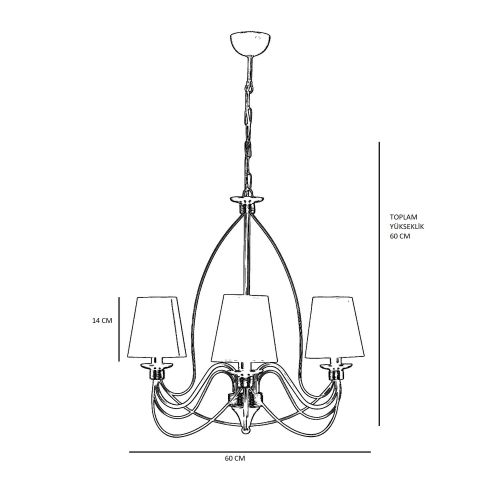 Opviq Luster, 846STL1440 slika 4