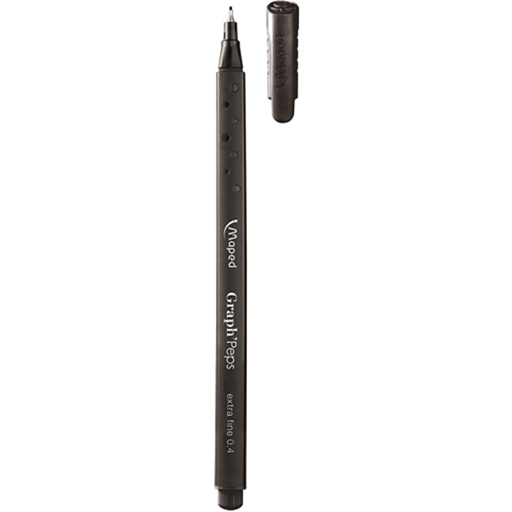 Maped Fineliner 0.4 mm crni box slika 1