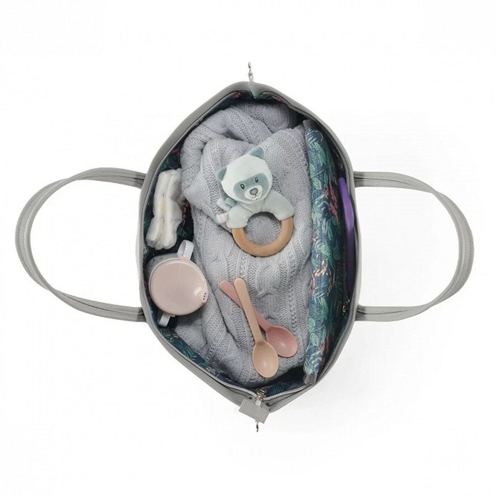 Kinderkraft Torba za mamu Treasure Bag, Light Grey slika 5