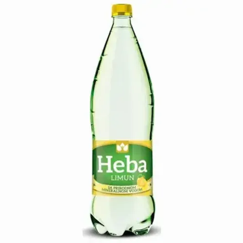 HEBA gazirana voda limun  1,5l  slika 1