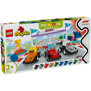 LEGO® DUPLO® 10445 Trkaći automobili i vozači timova za F1®