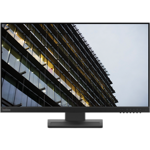 Lenovo Think 62B6MAT3EU 23.8" ThinkVision E24-28, 1920x1080 Wide 16:9 LED IPS AG, 1000:1 (Dynamic 3M:1), 6ms (4ms extreme mode), 250cd/m², 178/178, VGA, DisplayPort, HDMI, Integrated Speakers 2x 1.5w, Black, Tilt, Swivel, Lift, Pivot, VESA 100x100, 3YW slika 3