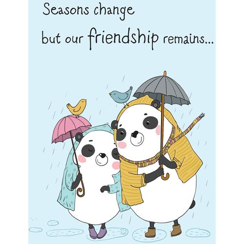 (VK 168) Seasons change, but our friendship remains... slika 1