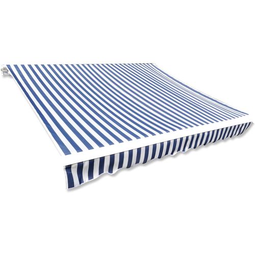 Platno za tendu plavo-bijelo 6 x 3 m (okvir nije uključen) slika 21