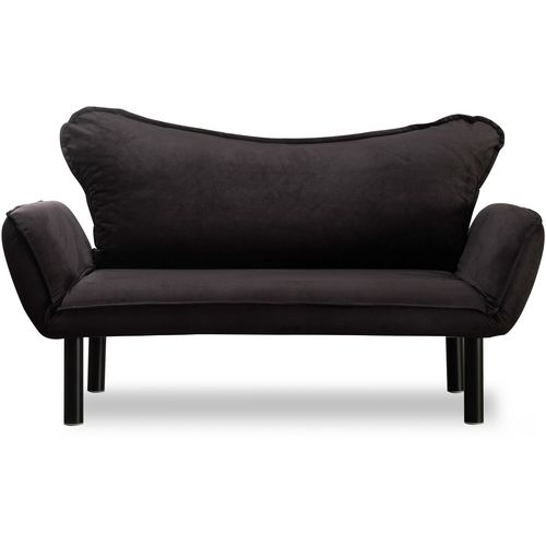 Atelier Del Sofa Dvosjed na razvlačenje CHATTO crni, Chatto - Black slika 3