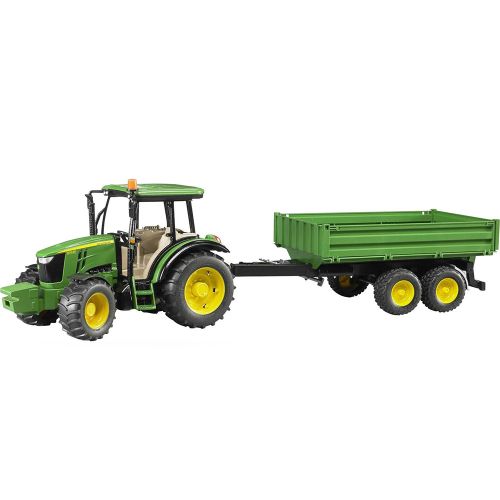 BRUDER John Deere Traktor sa prikolicom slika 1