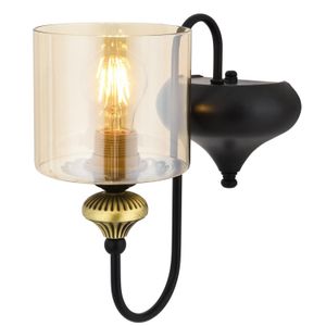 Vintage Zidna Lampa AP-4161-1E u Crnoj Boji
