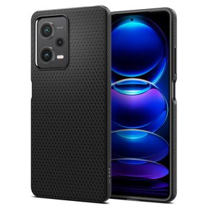 Spigen - Liquid Air za Xiaomi Redmi Note 12 Pro 5G / Poco X5 Pro 5G - mat crna