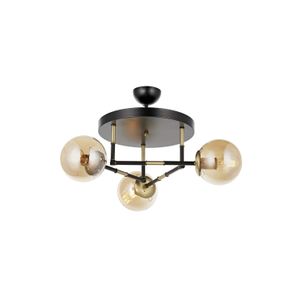 AV-4331-3T-BSY Black
Gold Chandelier