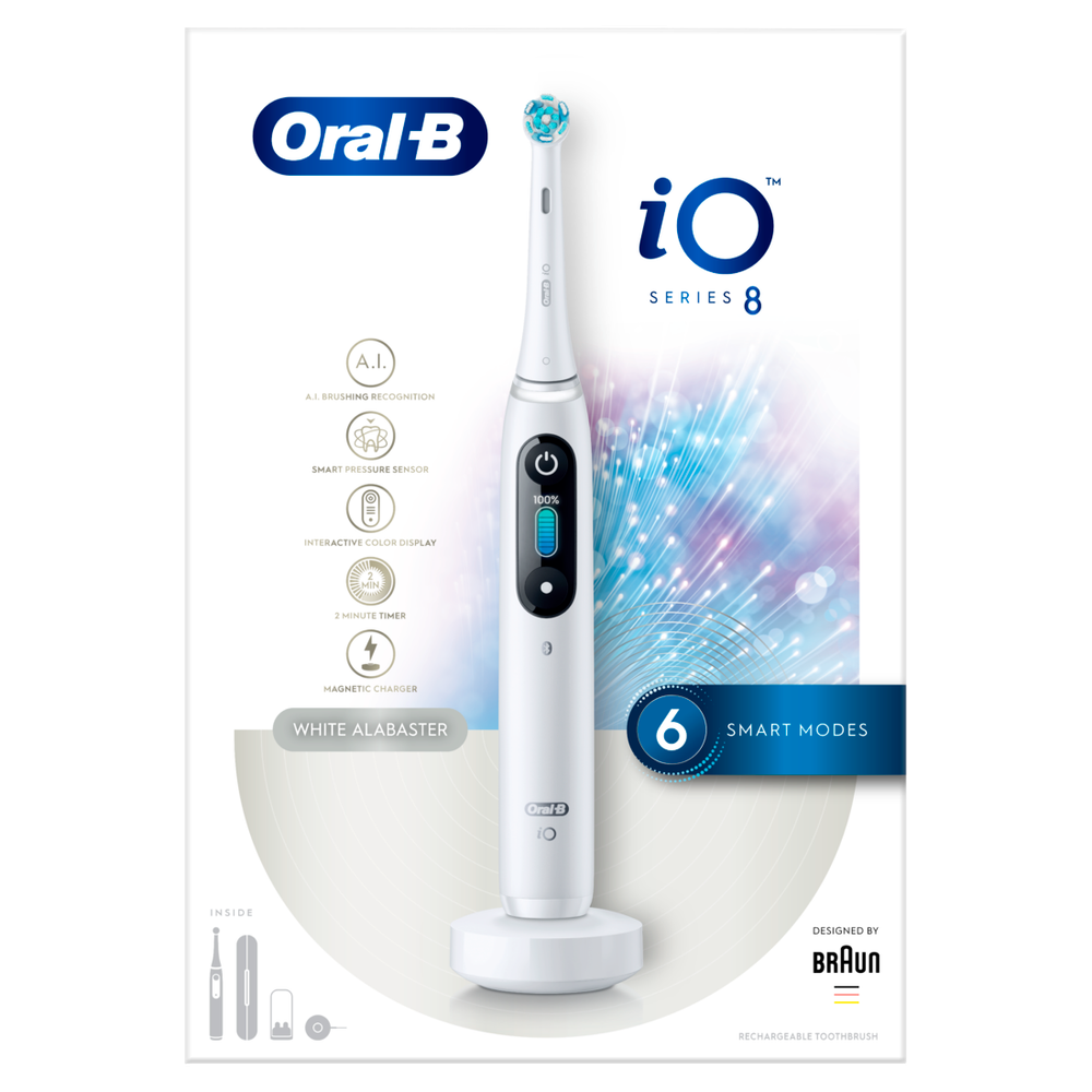 Oral-B Električna četkica iO Series 8 White Alabaster slika 6