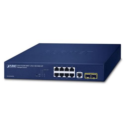 Planet 8-Port 10 100 1000T 2-Port 100 1000X SFP Managed Switch slika 1