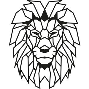 Wallity Metalna zidna dekoracija, Lion