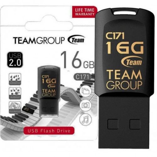 TeamGroup 16GB C171 USB 2.0 BLACK TC17116GB01 slika 2