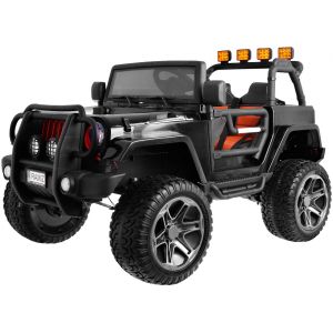 Auto na akumulator Monster Jeep 4 x 4 - DVOSJED - crni