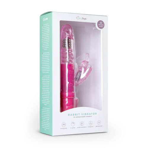 Rabbit vibrator Easytoys Butterfly - roza slika 3