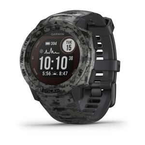 GARMIN Instinct® SOLAR SmartWatch -  Graphite Camo