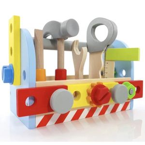 Kinder Home Dječiji drveni alat Toolbox